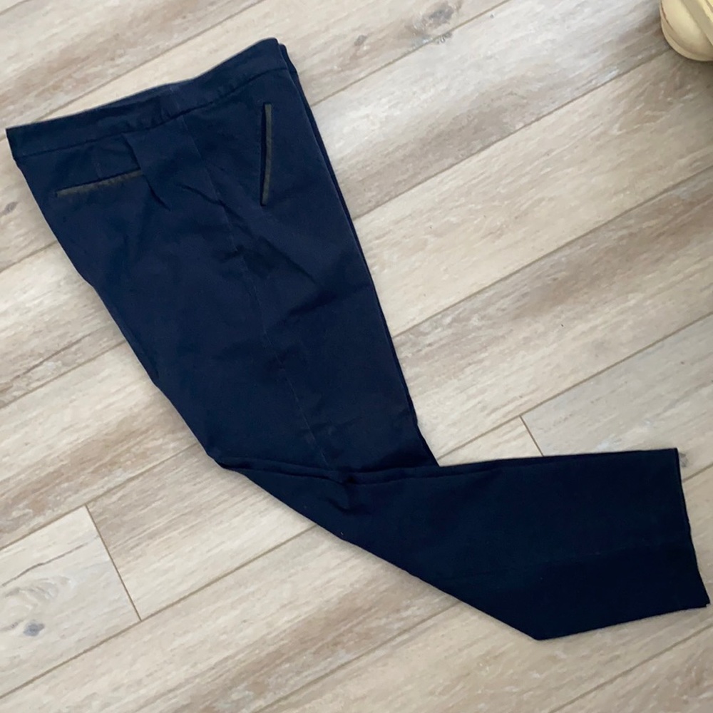 Alfani Navy Slim Leg Tummy Control Pants-12